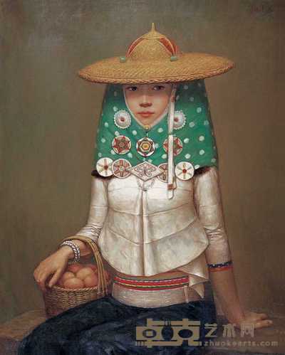 李晓伟 1998年作 惠安女 81×65cm